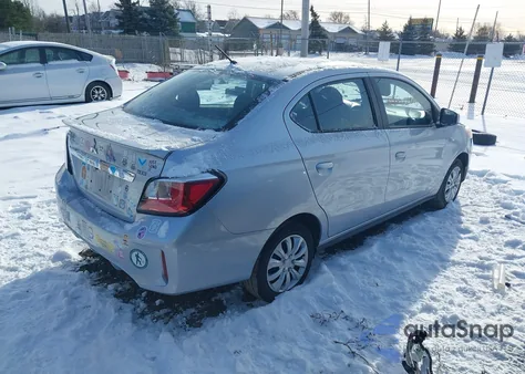 2021 Mitsubishi Mirage G4 Carbonite Edition/Es/Le из США, поврежденный, VIN ML32FUFJ4MHF00612
